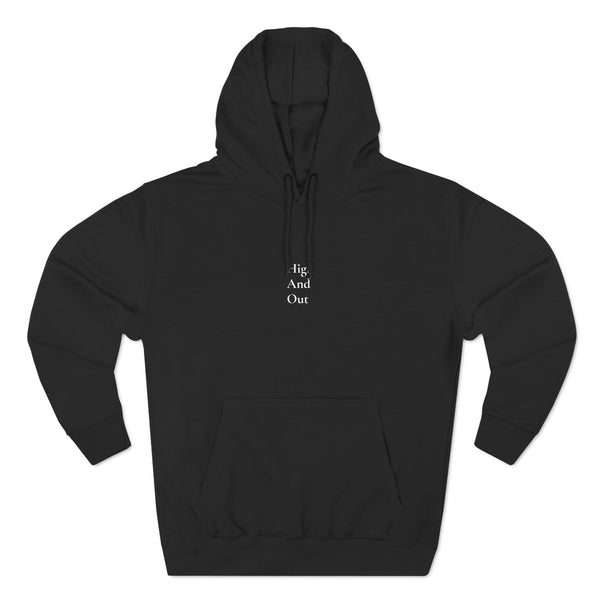 High and Out Stacked Logo Hoodie