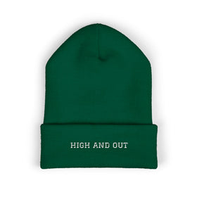 High and Out Minimal Knit Beanie