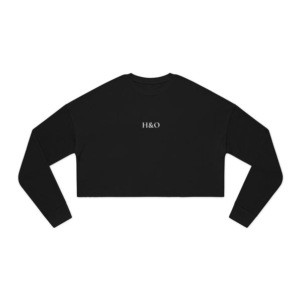 High and Out Cropped Fleece Sweatshirt