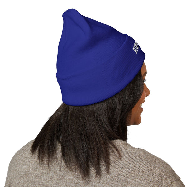 High and Out Minimal Knit Beanie