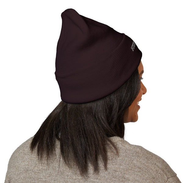 High and Out Minimal Knit Beanie