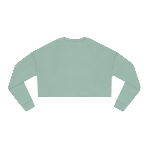 High and Out Cropped Fleece Sweatshirt