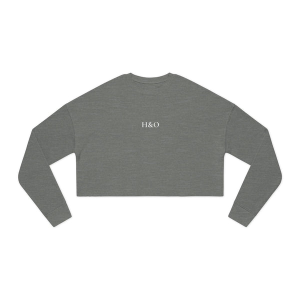 High and Out Cropped Fleece Sweatshirt