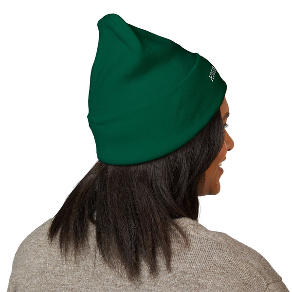 High and Out Minimal Knit Beanie