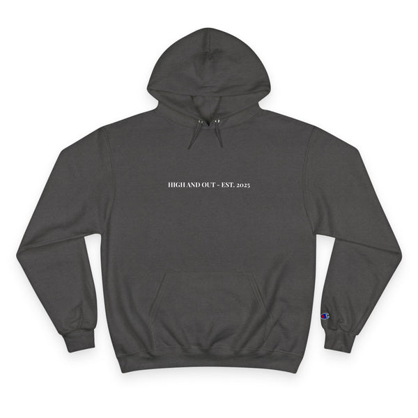 High and Out Essential Hoodie — EST. 2025
