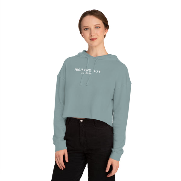 High and Out Cropped Sweatshirt