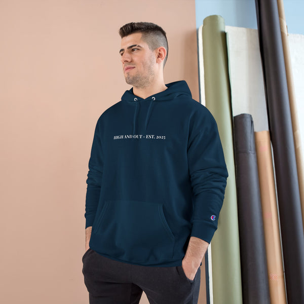 High and Out Essential Hoodie — EST. 2025