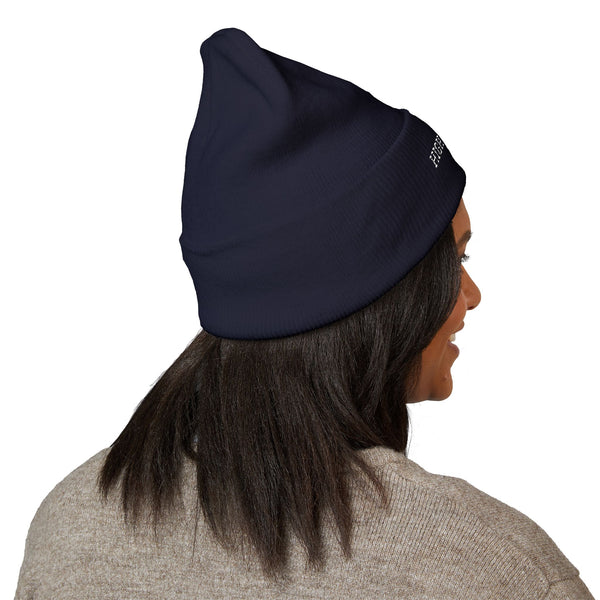 High and Out Minimal Knit Beanie
