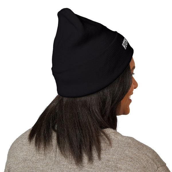 High and Out Minimal Knit Beanie